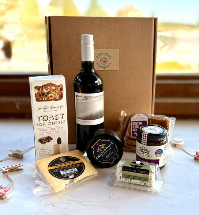 Christmas Wine & Cheese Hamper
